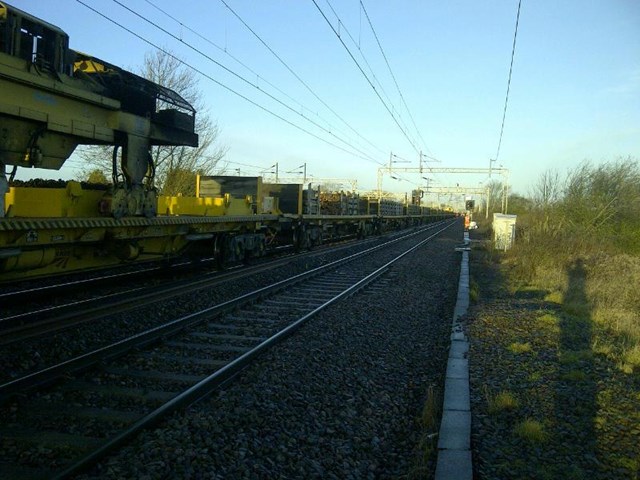 The Track Renewal System 4 in use at Hillmorton: Another track record was broken over Christmas when Network Rail’s track renewal system enjoyed a rare period of unbroken work on the West Coast main line.