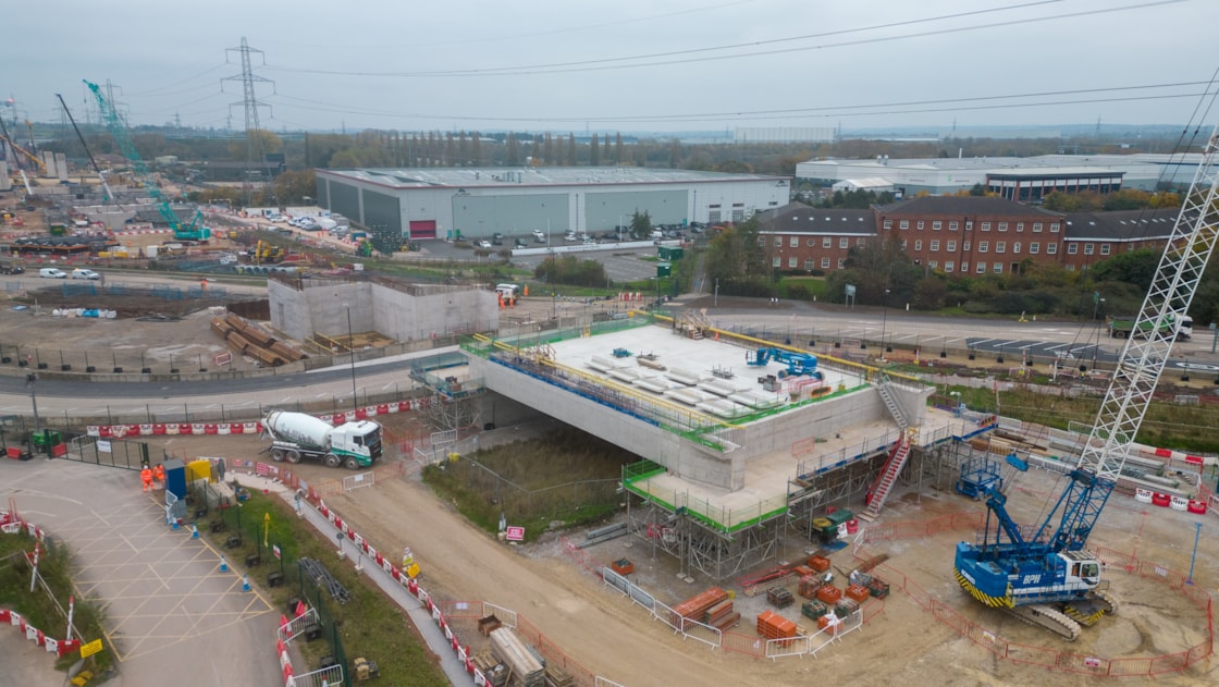 Chattle Hill structure at HS2's Delta Junction cropped