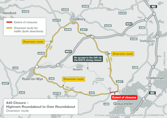A40 Over Bridge Traffic Diversion