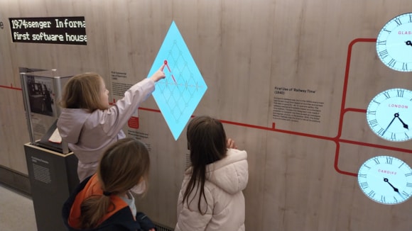 Onboard activity on Rail 200 Inspiration train