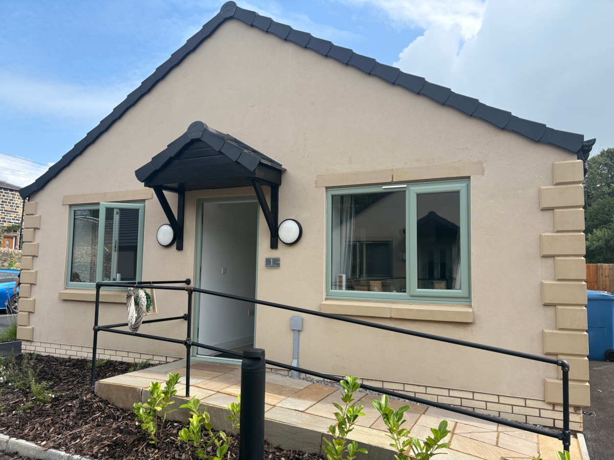 One of the bungalows in Brierfield