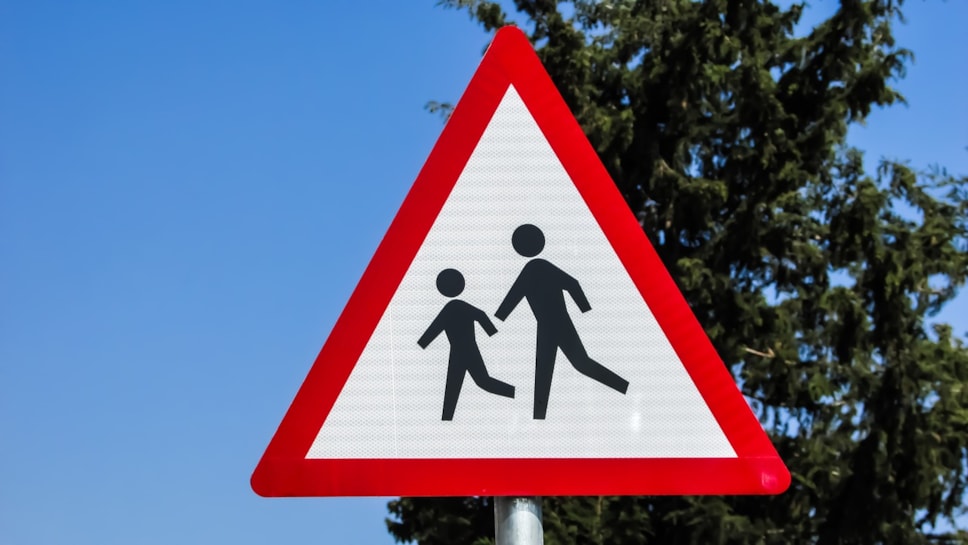 school crossing sign