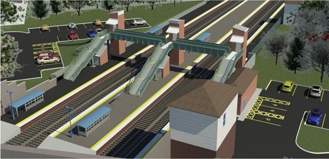 Leyland station to benefit from step-free access thanks to £4.5m investment: Artist's impression of Leyland staton