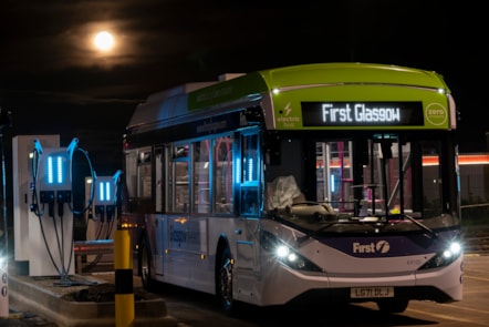 First Bus Glasgow Caledonia Depot EV Charging hub-13