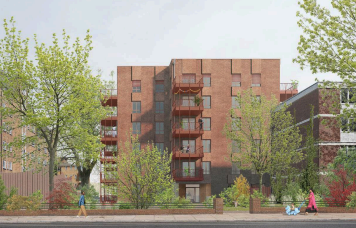 Proposals for new homes at Buckland Court (credit Sergison Bates)-2