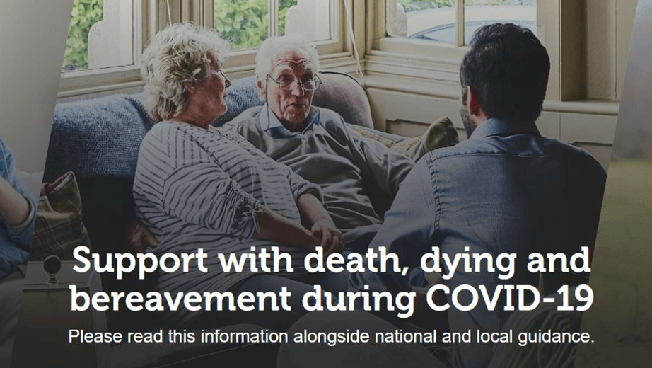 Support with death, dying and bereveament during COVID-19 (image)
