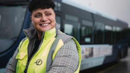 First Bus female colleague