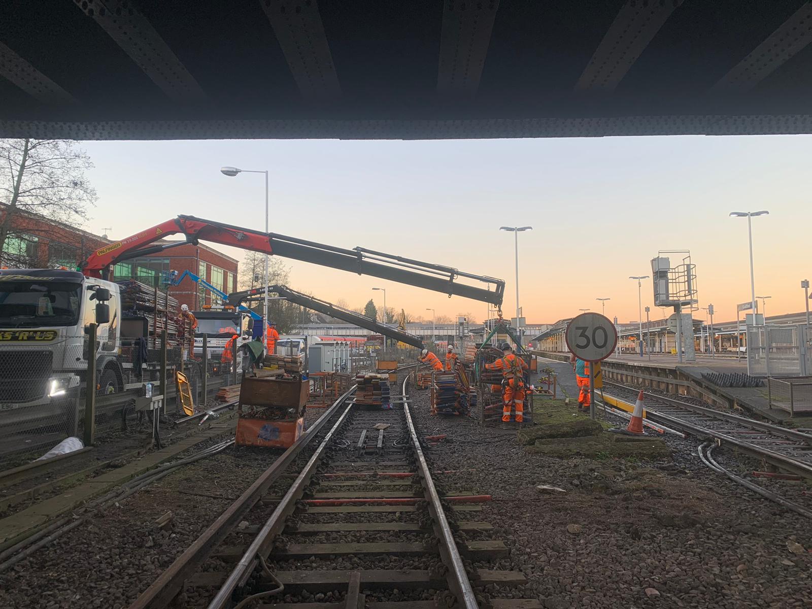 Engineers carry out infrastructure improvements across South West