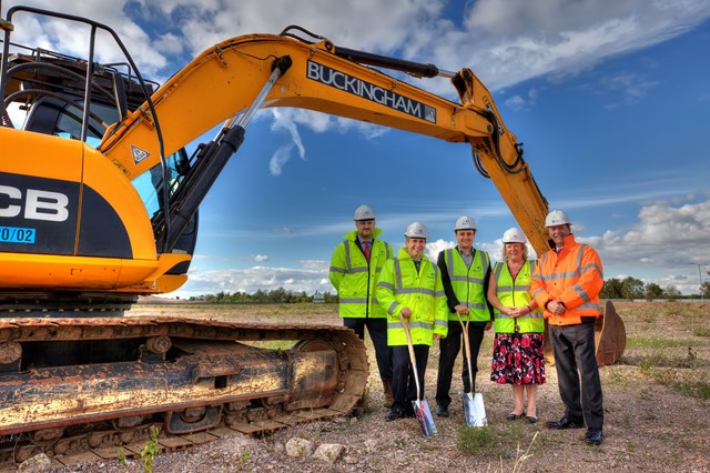 NETWORK RAIL TO TURN FORMER PEUGEOT CAR PLANT INTO NEW LOGISTICS CENTRE: Ryton groundbreaking
