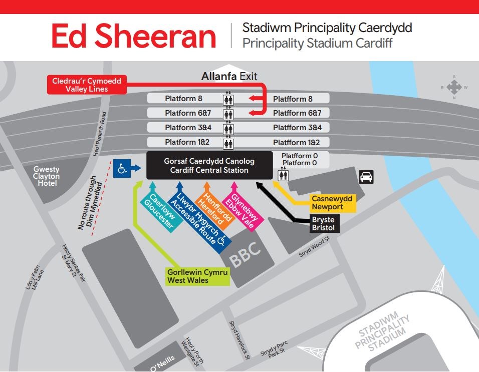 Ed Sheeran map