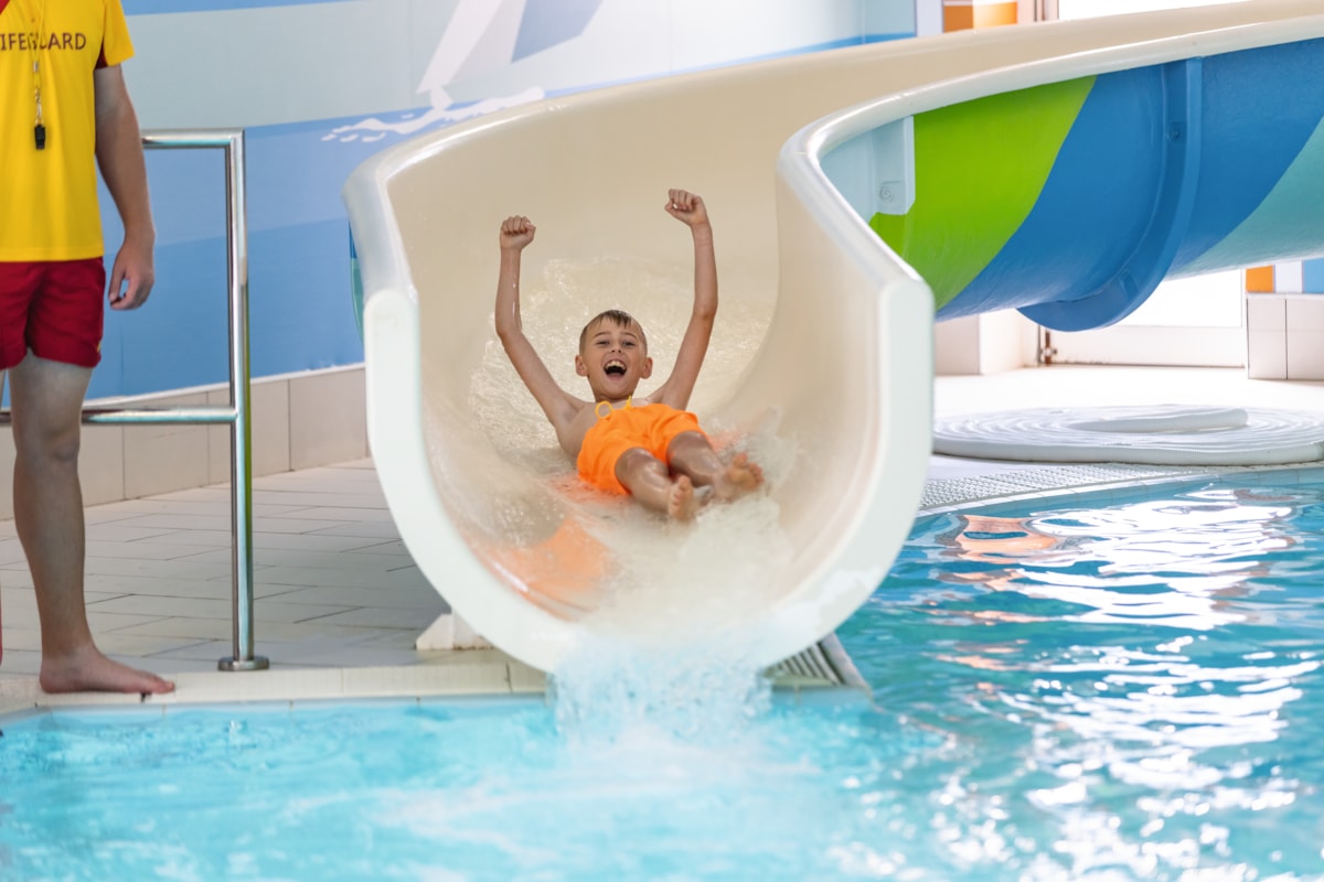 Burnham-on-Sea indoor pool slide