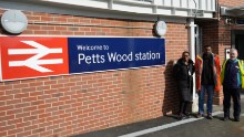 Petts Wood is now a step-free station: Image caption (left to right): Bola Omisore, Network Rail Scheme Project Manager; Anuk Perera, BAM, Project Manager; David Purvis, Southeastern Station Staff.