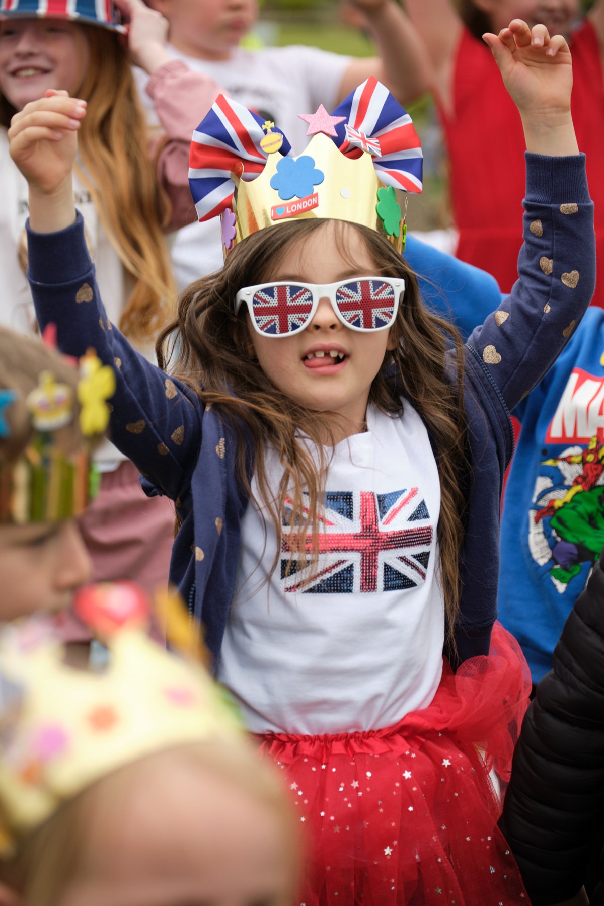 Celebrating the coronation at Netherthird PS