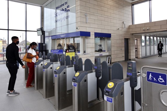 Southall new ticket hall and gateline