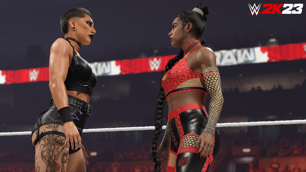 WWE 2K23 Rhea and Bianca