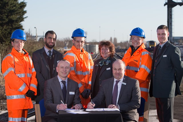 Alliance signing: Left: Mark Langman, Network Rail's managing director for the Western route.
Right: Mark Hopwood, GWR's managing director.