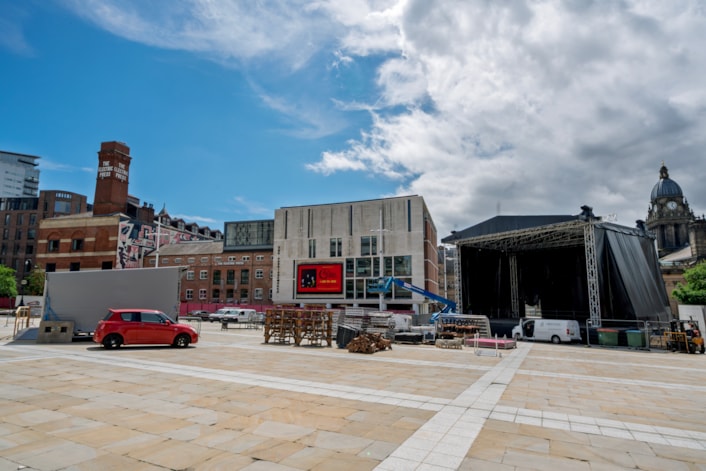Summer Series stage: A spectacular outdoor stage has appeared on Millennium Square as the city prepares for the showstopping Summer Series to return this week.

The square is once again preparing to host a programme of standout live music concerts throughout the summer from June 26 until July 11 2026.