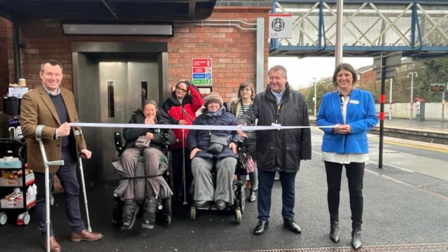 Ludlow station’s new lift opens and will transform access for passengers: Ludlow Station AfA 