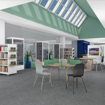 Hackney Central Library refurbishment - visualisation