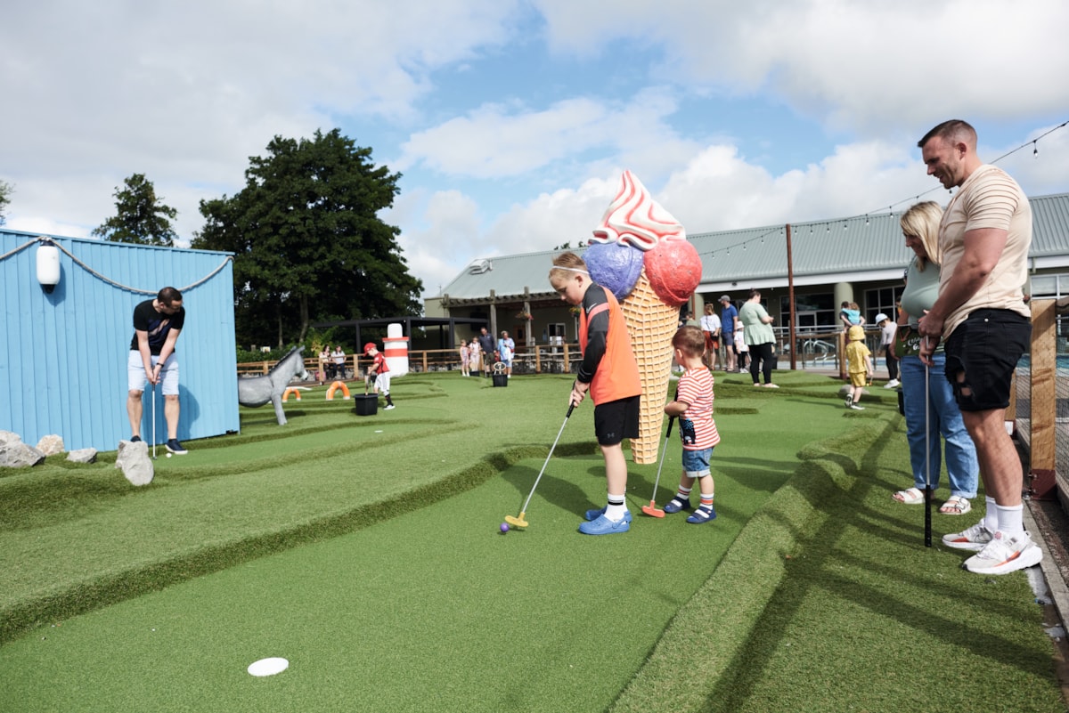 Crazy Golf at at Lakeland