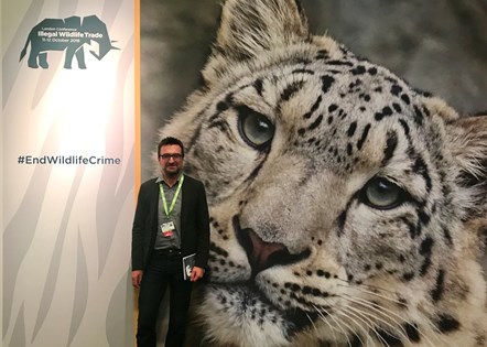 Professor Ian Convery at the International Heads of Government Wildlife Trade Conference, London 2018
