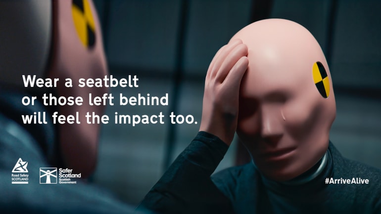 Support Road Safety Scotland's Seatbelt Safety Campaign - #ArriveAlive