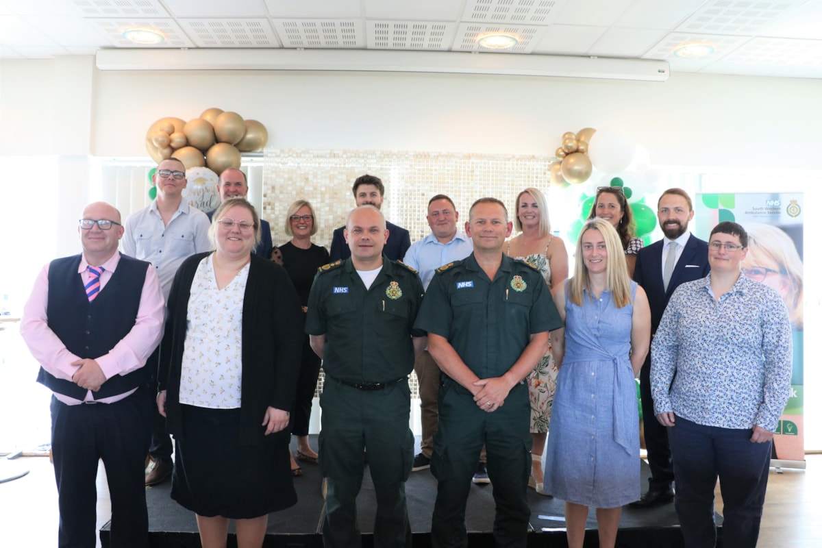 Graduate paramedic apprentices were celebrated at an event in Exeter recently, after they completed a BSc (Hons) Paramedic Science Degree Level Apprenticeship.