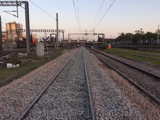 Railway reopens after successful May bank holiday upgrades are completed: Track renewal - Bletchley-3