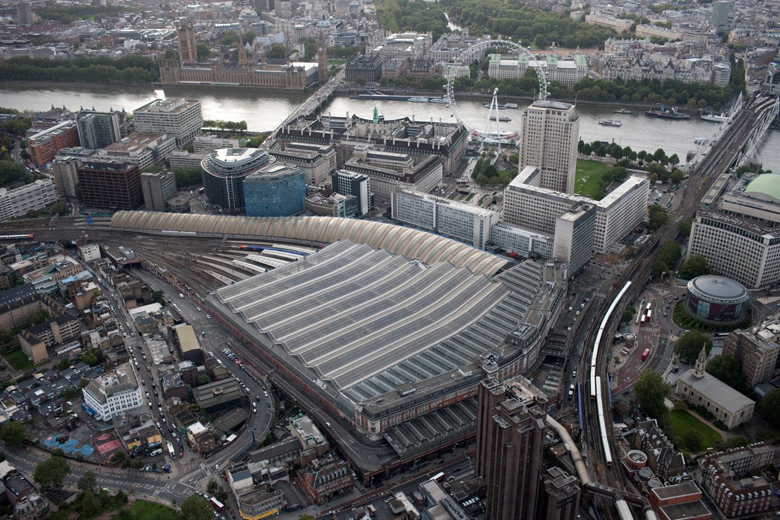 Waterloo station aerial view (October 2010): Waterloo station aerial view (October 2010)