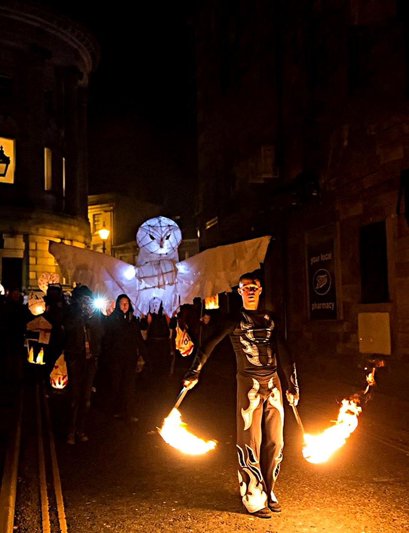 Leeds set for magical evening at stunning Christmas lantern parade : handmadeparadeowllantern.jpg