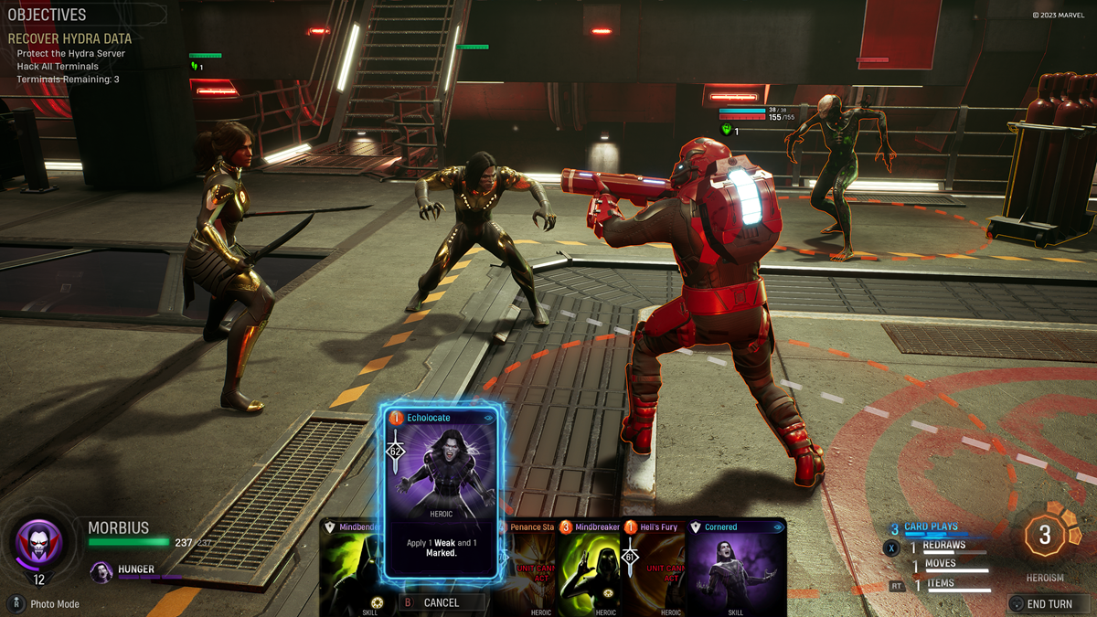 Marvel's Midnight Suns -Screenshots - Morbius in Combat