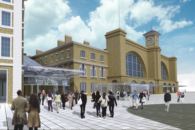NETWORK RAIL ANNOUNCES SHORT-LISTED ARCHITECTS FOR NEW SQUARE AT KING'S CROSS: King's Cross station