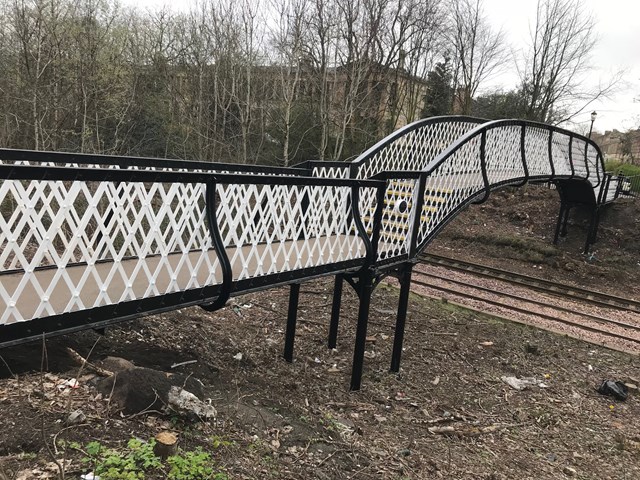 Network Rail finds new home for historic footbridge: Footbridge.. Moray Place