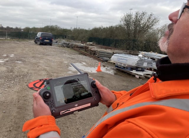 MOM Bob Hodgson with drone 2: MOM Bob Hodgson with drone 2