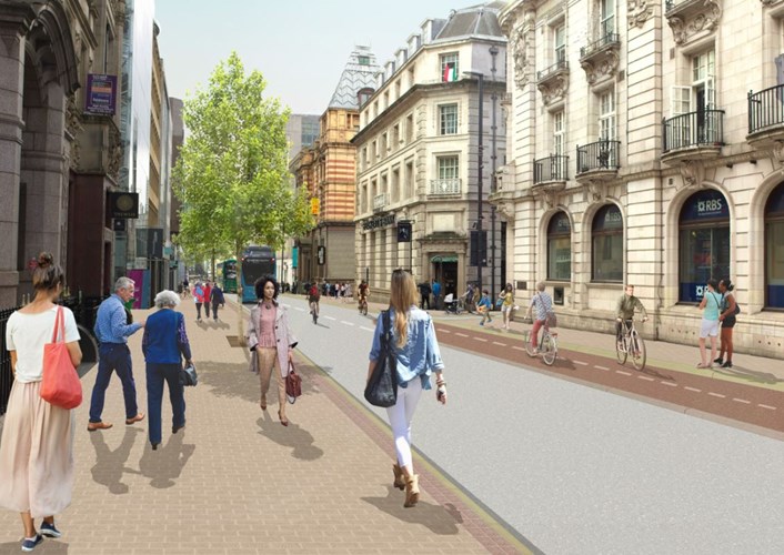 Major city centre improvement scheme enters final stages of completion: Park Row-2