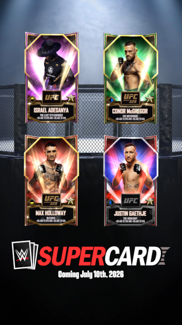WWE SuperCard UFC All Cards Portrait
