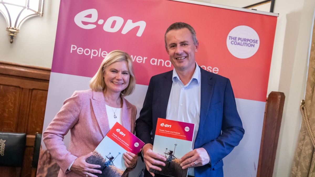 Chris Norbury and Justine Greening cropped