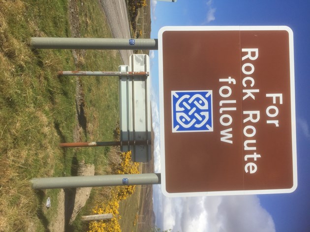 Rock Route Sign © Sue Agnew/SNH