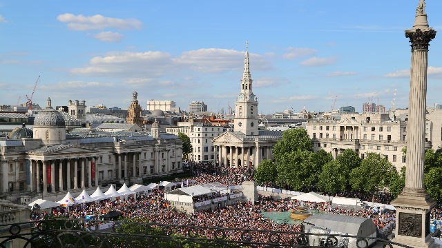 This year's line-up for Pride in London is announced with a new partnership with visitlondon.com: 99959-640x360-pride_in_london_trafalgar_square640_moyna_talcer.jpg