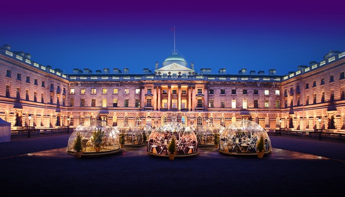 Visit London’s pick of the top Christmas experiences yule not want to miss this season: NEW IMAGE Igloos at Somerset House 1-2