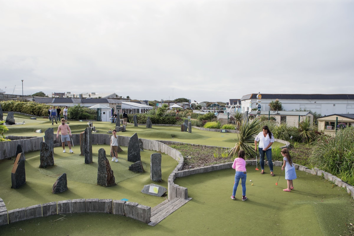 Adventure golf at Perran Sands
