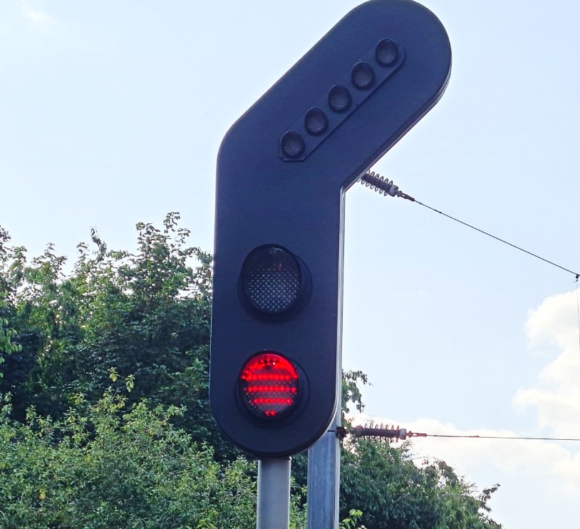 New LED signal installed as part of Trafford Park upgrade