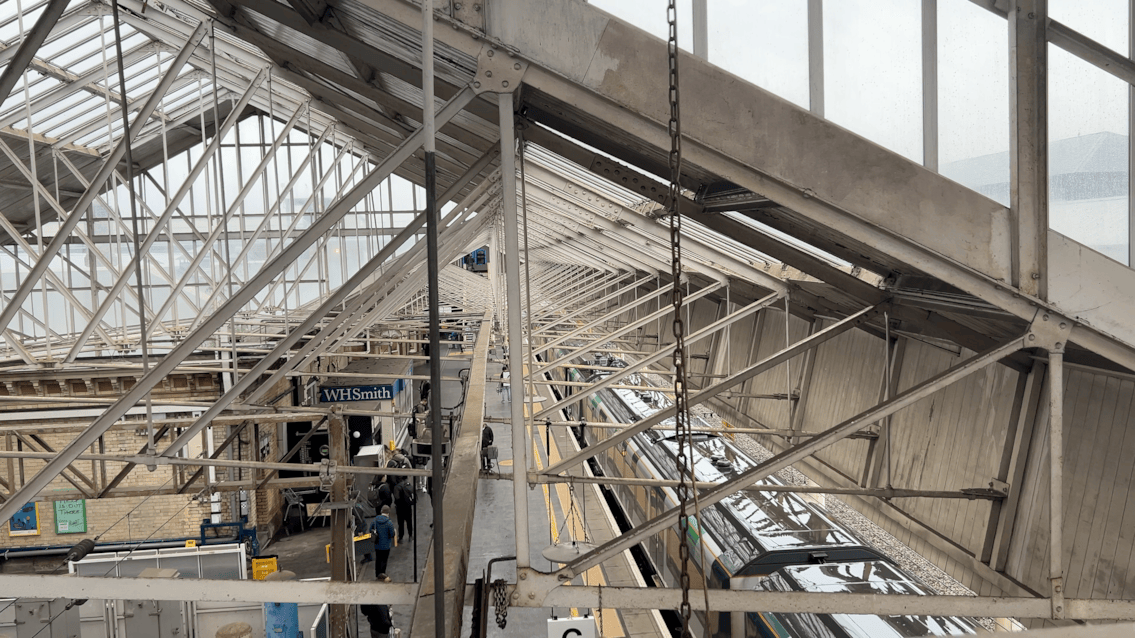 Canopies at Crewe Station October 2026