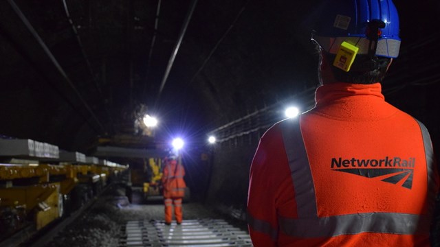 Severn Tunnel track renewal HERO 1406202: Severn Tunnel track renewal HERO 1406202