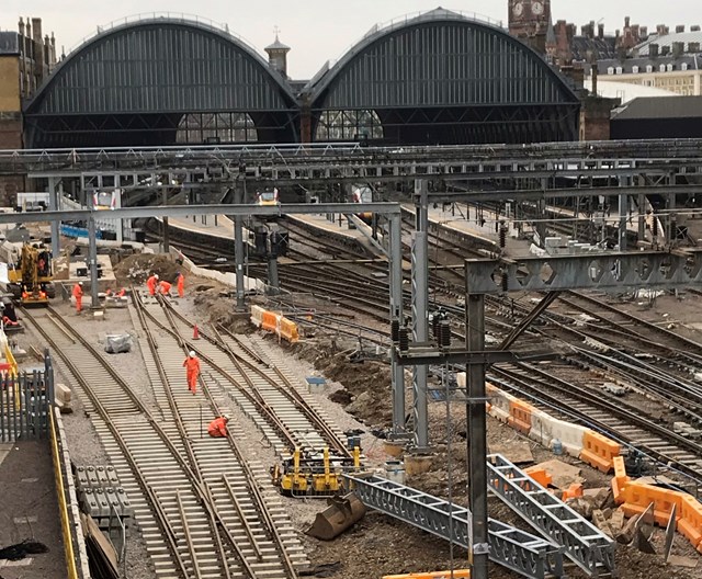 No trains to or from London King’s Cross, Moorgate or St Pancras International via Finsbury Park this Friday, Saturday and Sunday as Network Rail prepares for main stage of £1.2billion upgrade: Keeping King’s Cross on track – Main stage of £1.2billion upgrade begins next week