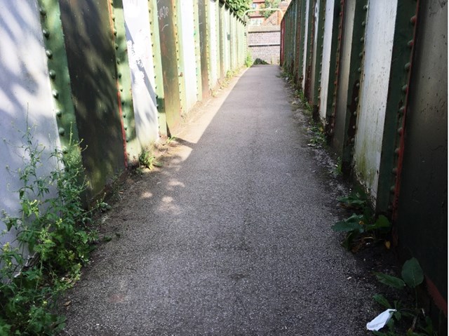 Coldwick bridge before clean up
