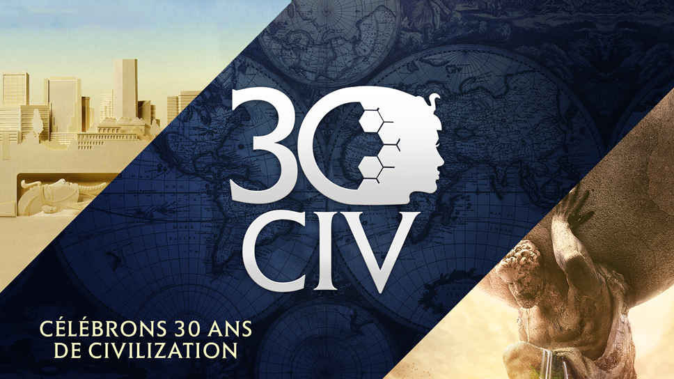 2K Civilization Logo Anniversaire des 30 ans
