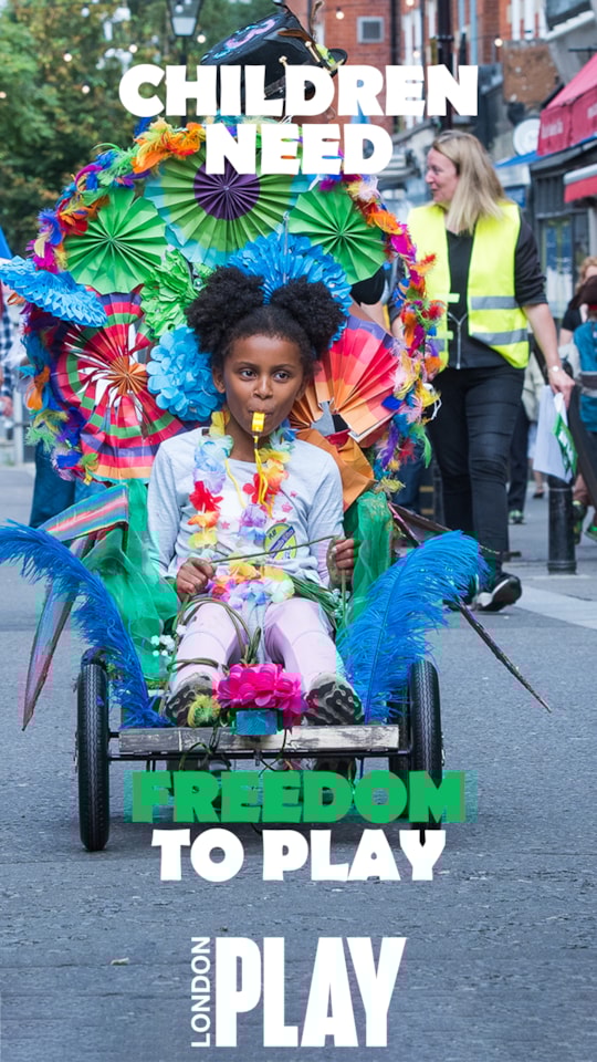 Image - Car Free Day poster - credit London Play