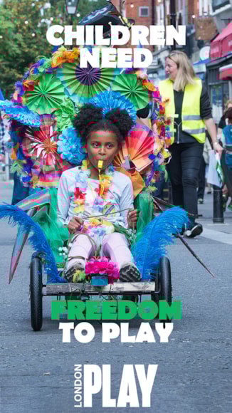 Image - Car Free Day poster - credit London Play