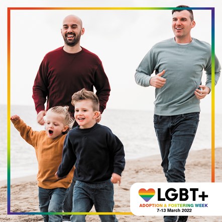 LGBT  Fostering and Adoption Week portrait image